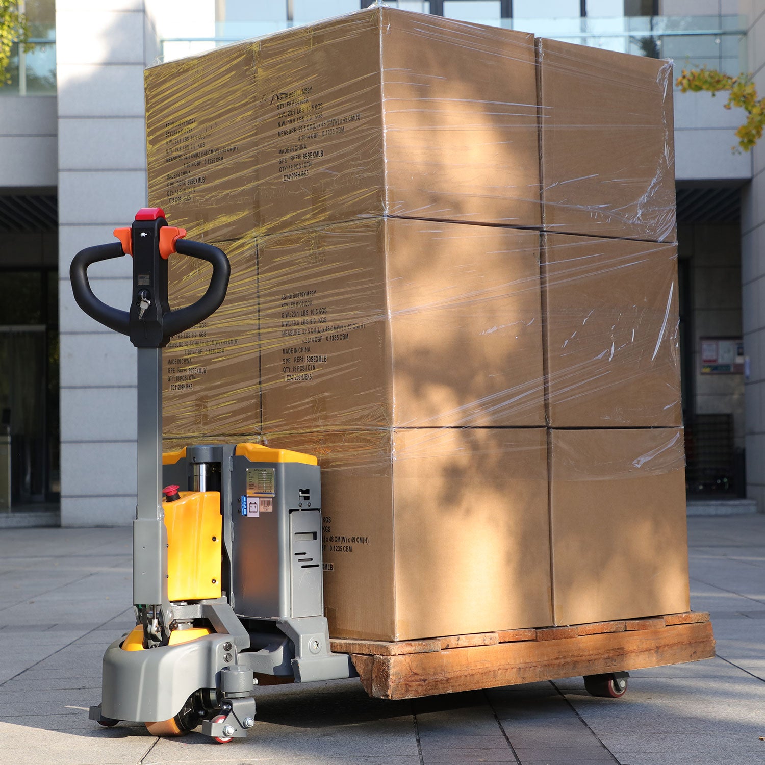 Li-ion Powered Pallet Truck| 3300 lb| 48"x 27" Forks | A-1037