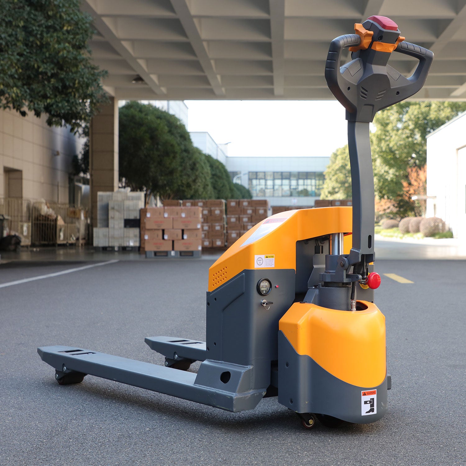 Electric Walkie Pallet Truck| 3300 lb| 48" x 27" Forks | A-1029