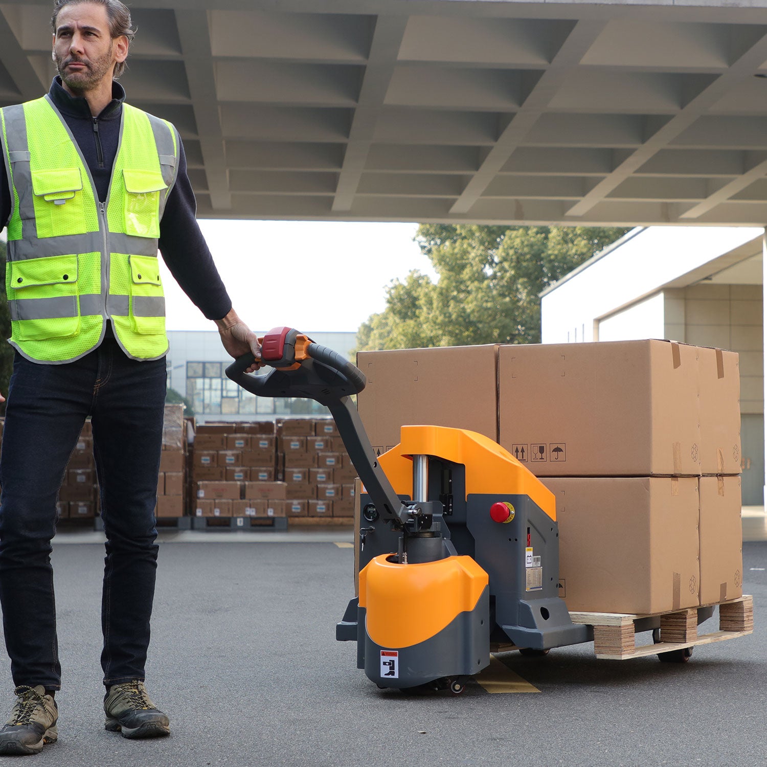 Electric Walkie Pallet Truck| 4400 lb| 48"x27" Forks | A-1030