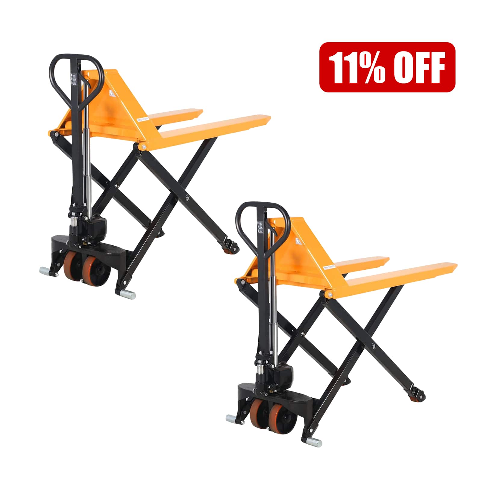 High Lift Truck| 2200 lb| 45"x27" Forks| Apollolift A-1015| Bulk Free Delivery