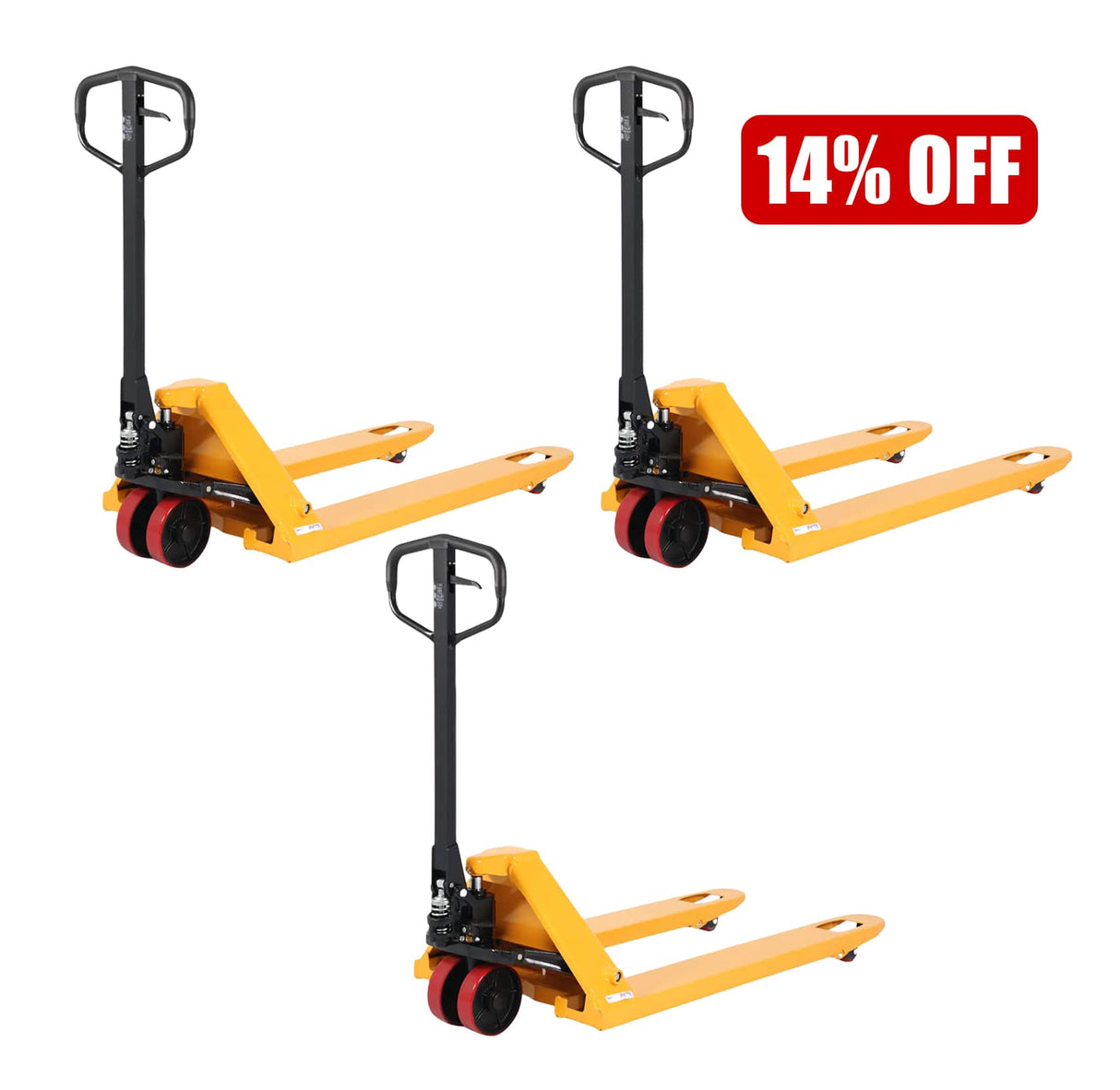 Hydraulic Pallet Jack| 6600 lb| 48"x27" Forks| GA Local Free Delivery| Apollolift A-1031