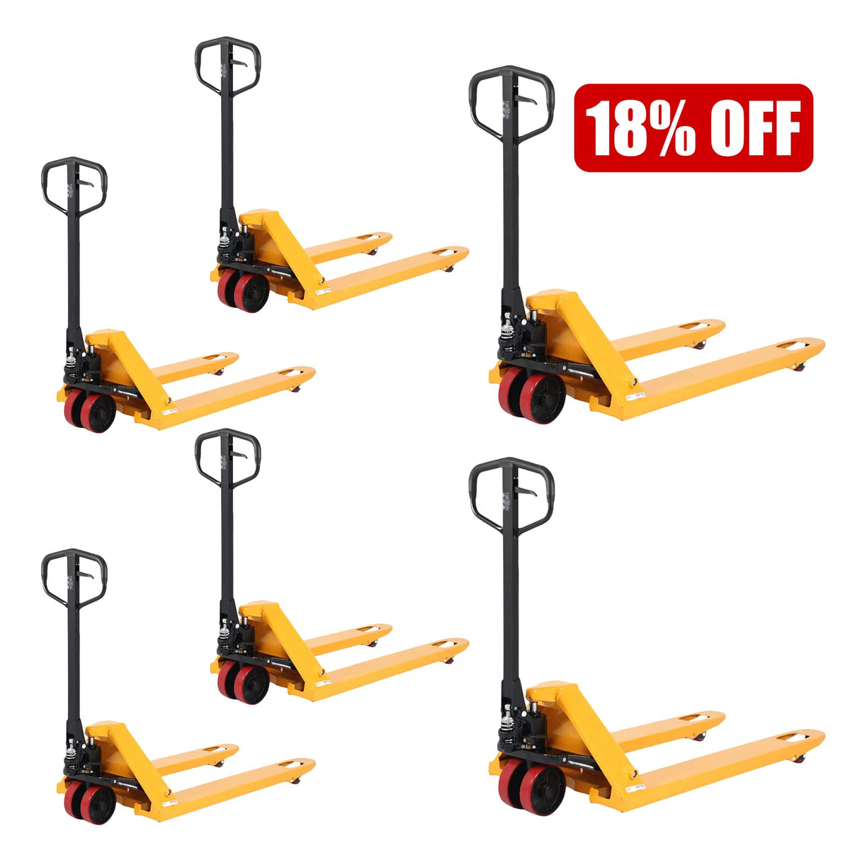 Hydraulic Pallet Jack| 6600 lb| 48"x27" Forks| GA Local Free Delivery| Apollolift A-1031