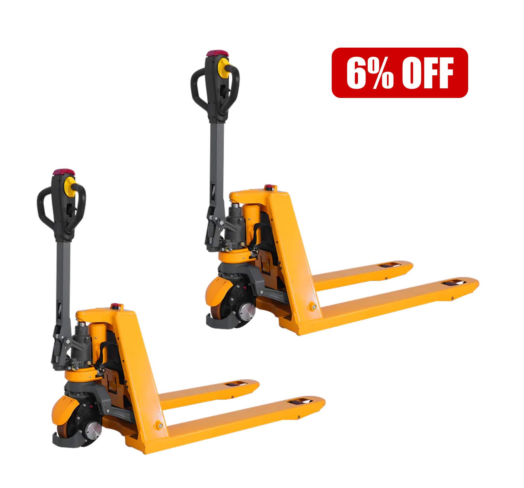 Li-ion Powered Pallet Truck| 3300 lb| 48"x27" Forks| Bulk Free Delivery| Apollolift A-1034