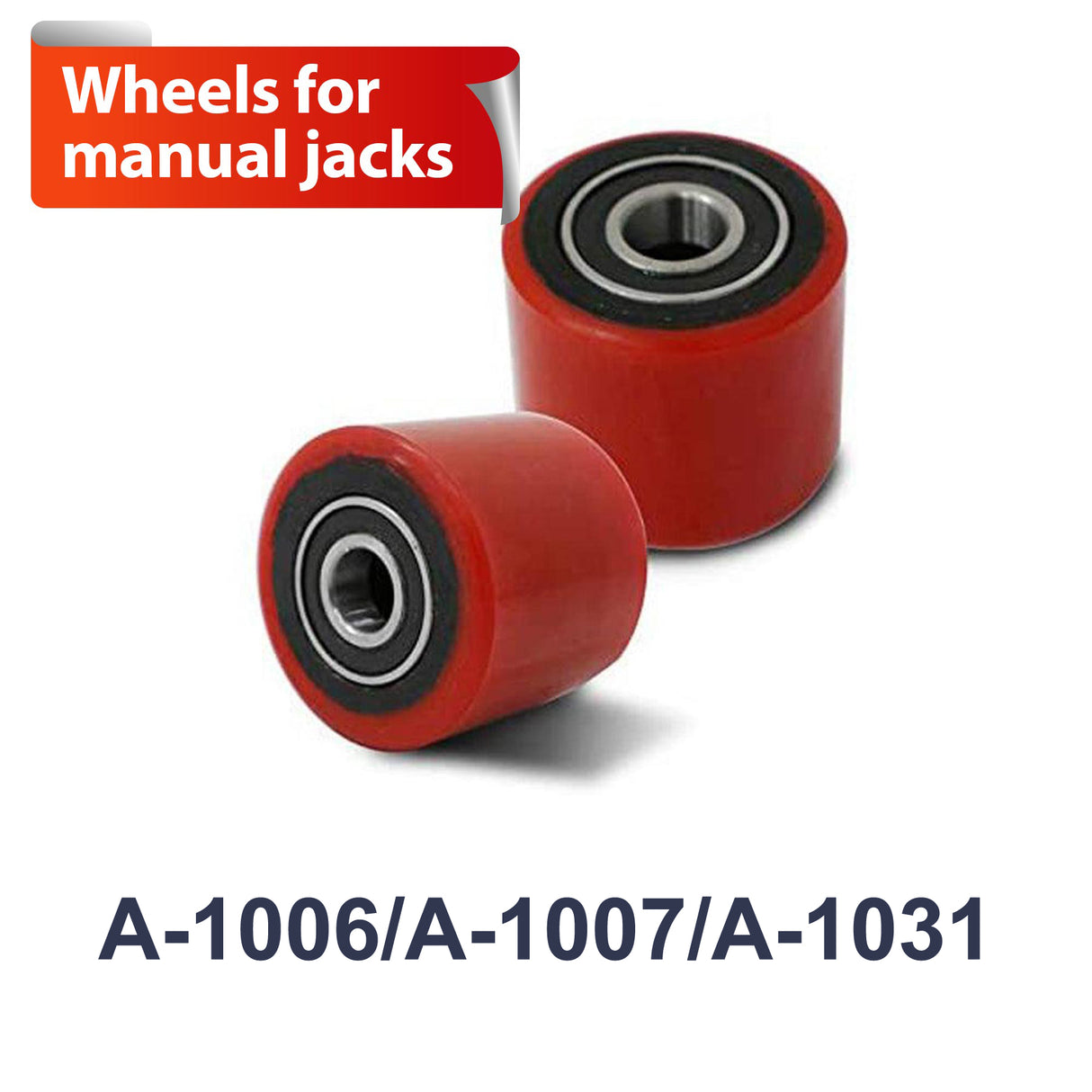 3"x3.66" PU wheels|Pallet Jack-Truck Polyurethane Load Wheel