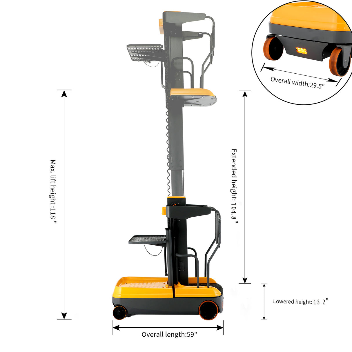 Electric Mini Order Picker A-5001