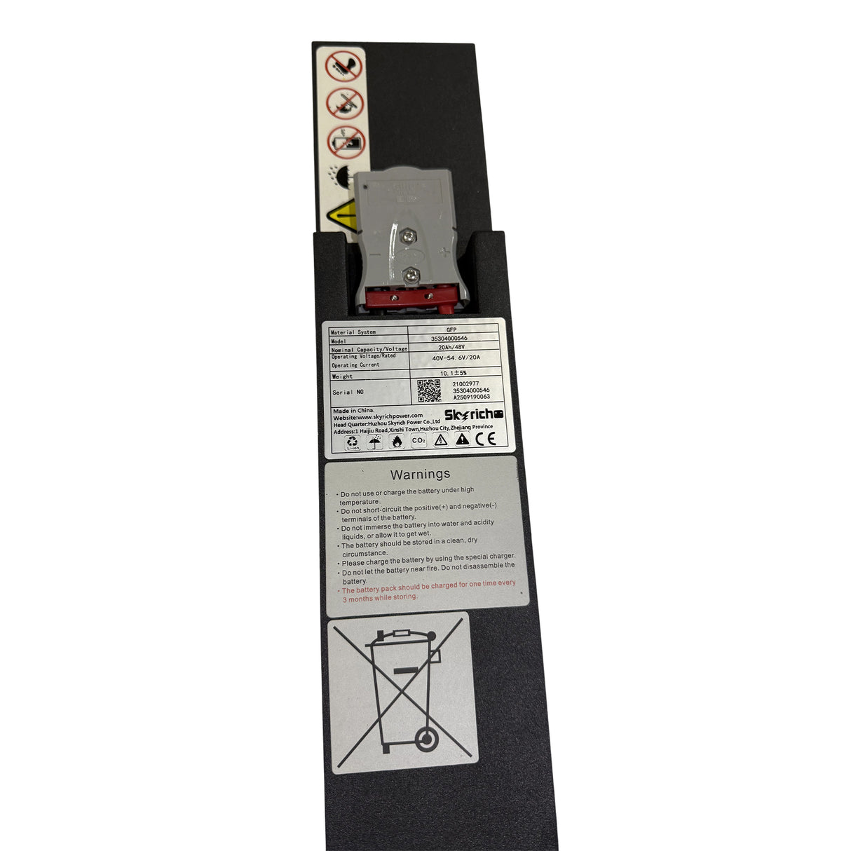 48V/20Ah Battery For A-1038