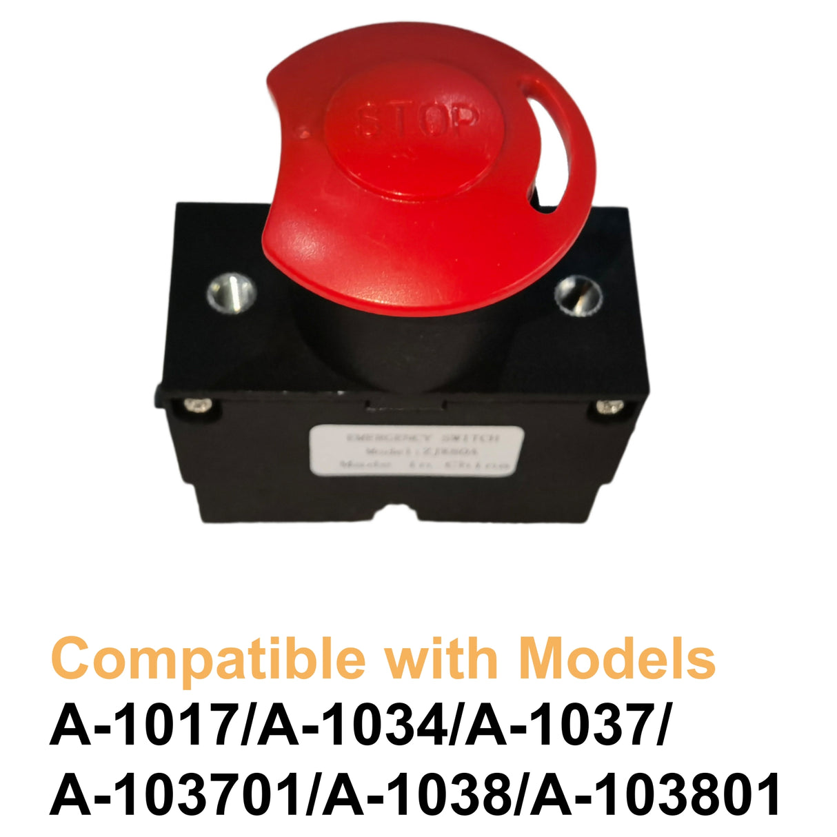 Emergency stop switch for A-1017/A-1034/A-1037/A-1038