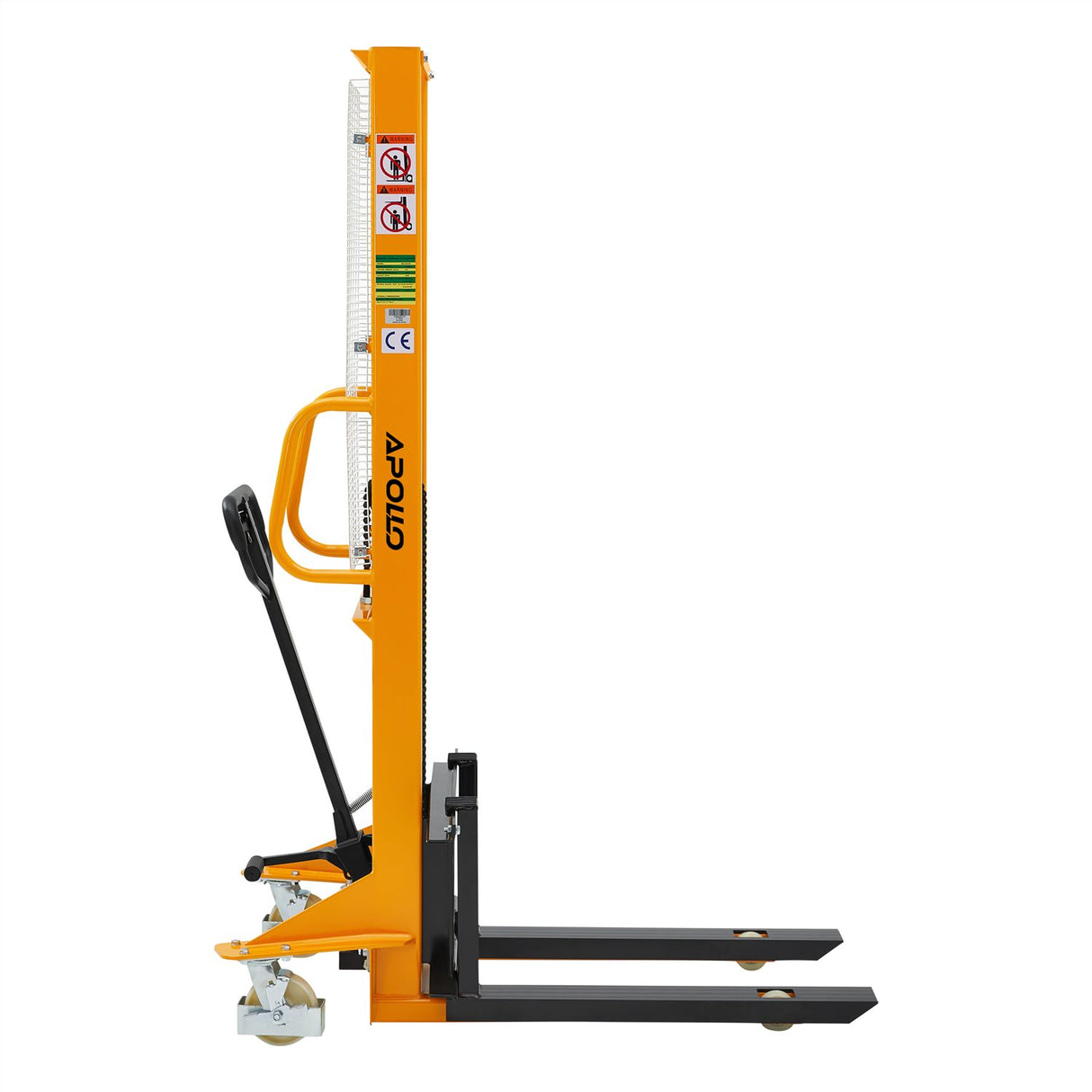 Manual Stacker| 1100 lb or 2200 lb| 63" Lifting Height| Fixed Legs