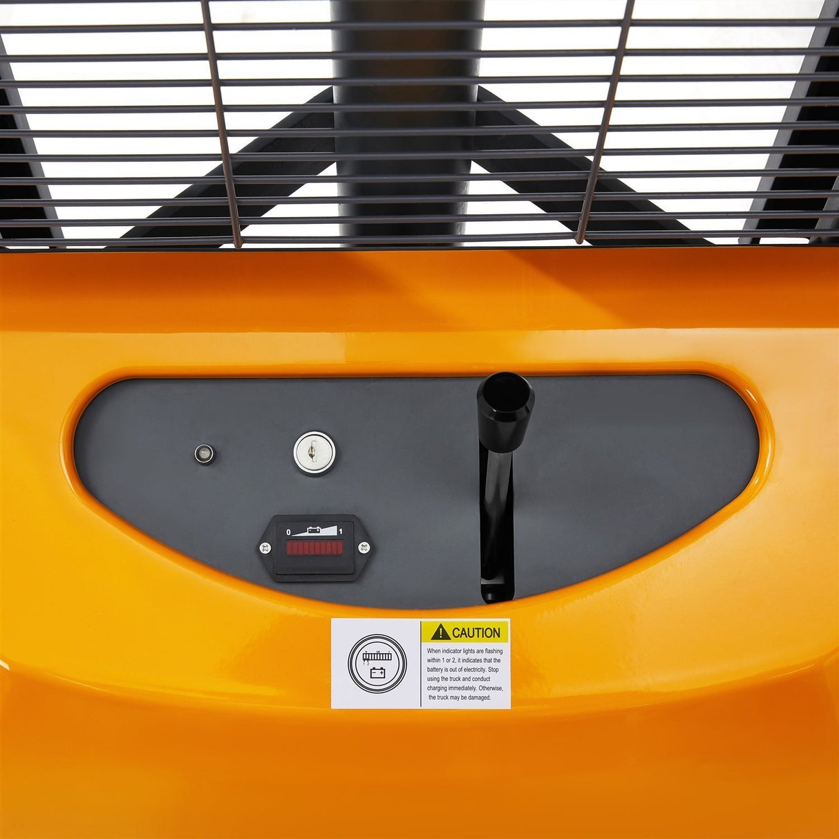 Semi-Electric Straddle Stacker| 3300 lbs.| 98" or 118" Lifting Height| Straddle- Leg| 12V/100AH