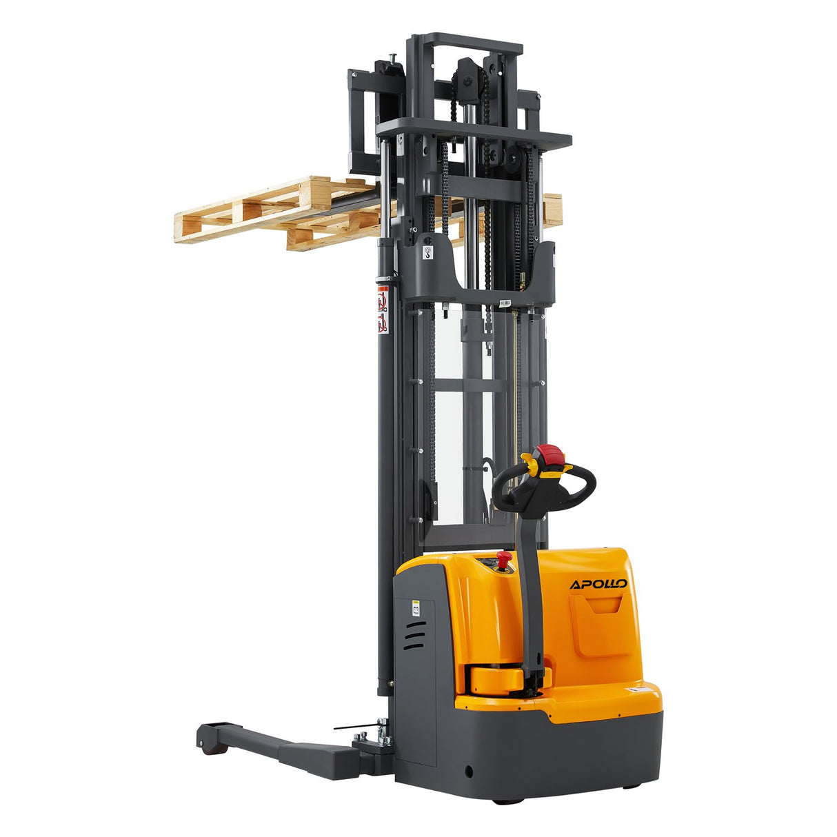 Electric Walkie Straddle Stacker| 3300 lbs. | 98" or 177" or 220" Lifting Height| 24V/200AH