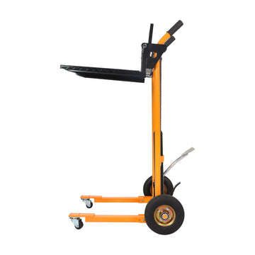 Mini Hydraulic Stacker Truck| 440 lb| 34.8" Lifting Height| Fixed Legs| Apollolift A-7004