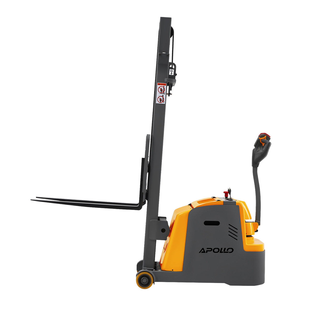 Counterbalanced Electric Stacker| 1200 lb| 118" Lifting Height| Apollolift A-3031