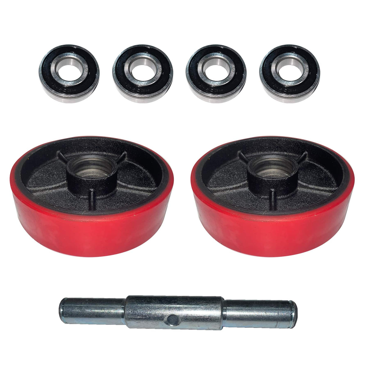7"x2" PU wheels|Pallet Jack Replacement Steering Wheels
