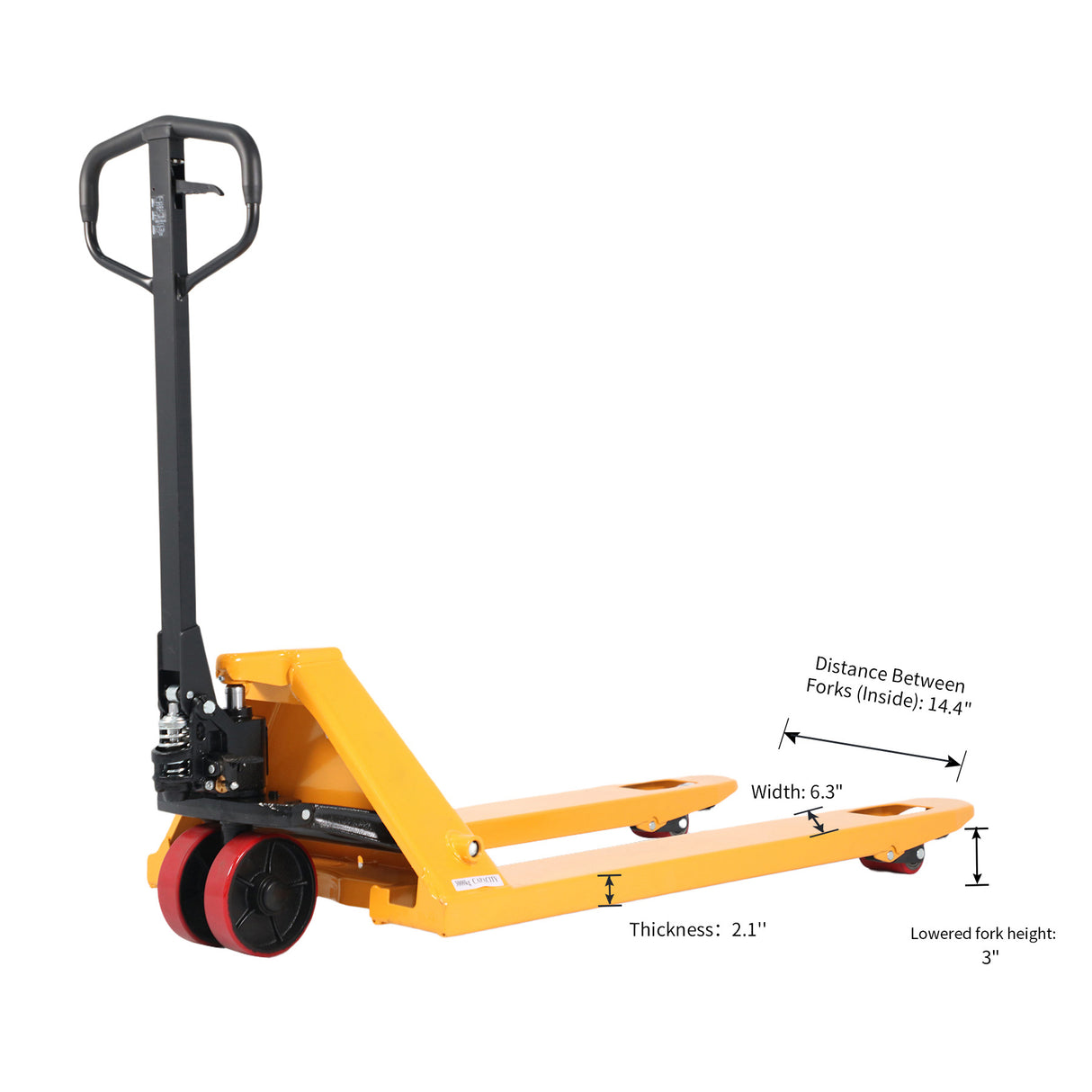 Hydraulic Pallet Jack| 6600 lb| 48"x27" Forks| GA Local Free Delivery| Apollolift A-1031