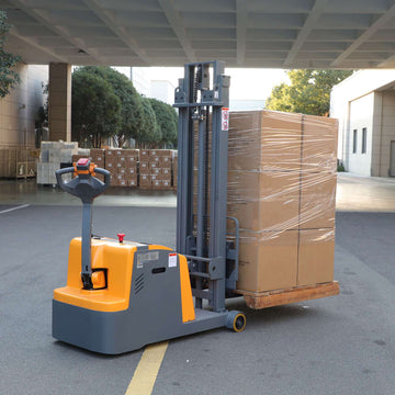 Counterbalanced Electric Stacker| 2200 lb| 98"-118" Lifting Height