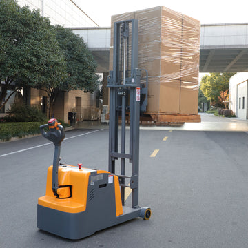 Counterbalanced Electric Stacker| 2200 lb| 98"-118" Lifting Height
