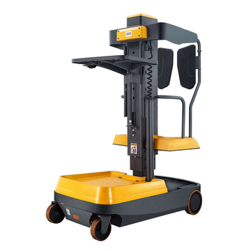 Mini Order Picker| 330 lb| | Overall (l/w) 59 x 29.5| 24V/100AH| Wt. 1752 lb| Apollo Forklift A-5001