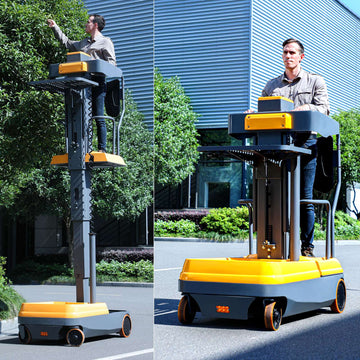 Electric Mini Order Picker| 330 lb| 118" Lifting Height| 197" Reachable Height| Apollolift A-5001