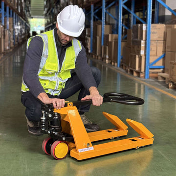 Foldable Mini Pallet Jack| 2200 lb| Light Duty | 31.5"x 15.0" Forks| Apollolift A-1033