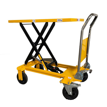 Scissor Lift Table| 440 lb| Table Height Min.13 in/ x Max. 39.4 in| Table Size 19.7 x 39.4 in| Wt. 218 lb| Apollo Forklift A-2013