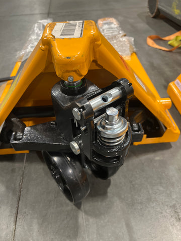 Used Hand Pallet Jack 5500 lbs 48"x27" Forks Nylon Wheels