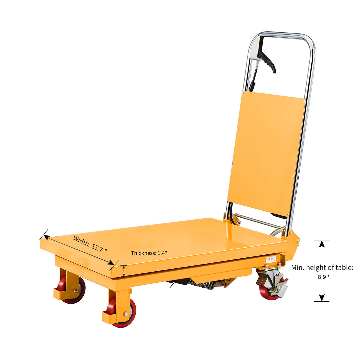 Single Scissor Lift Table| 330 lbs.| 20.2" Lifting Height
