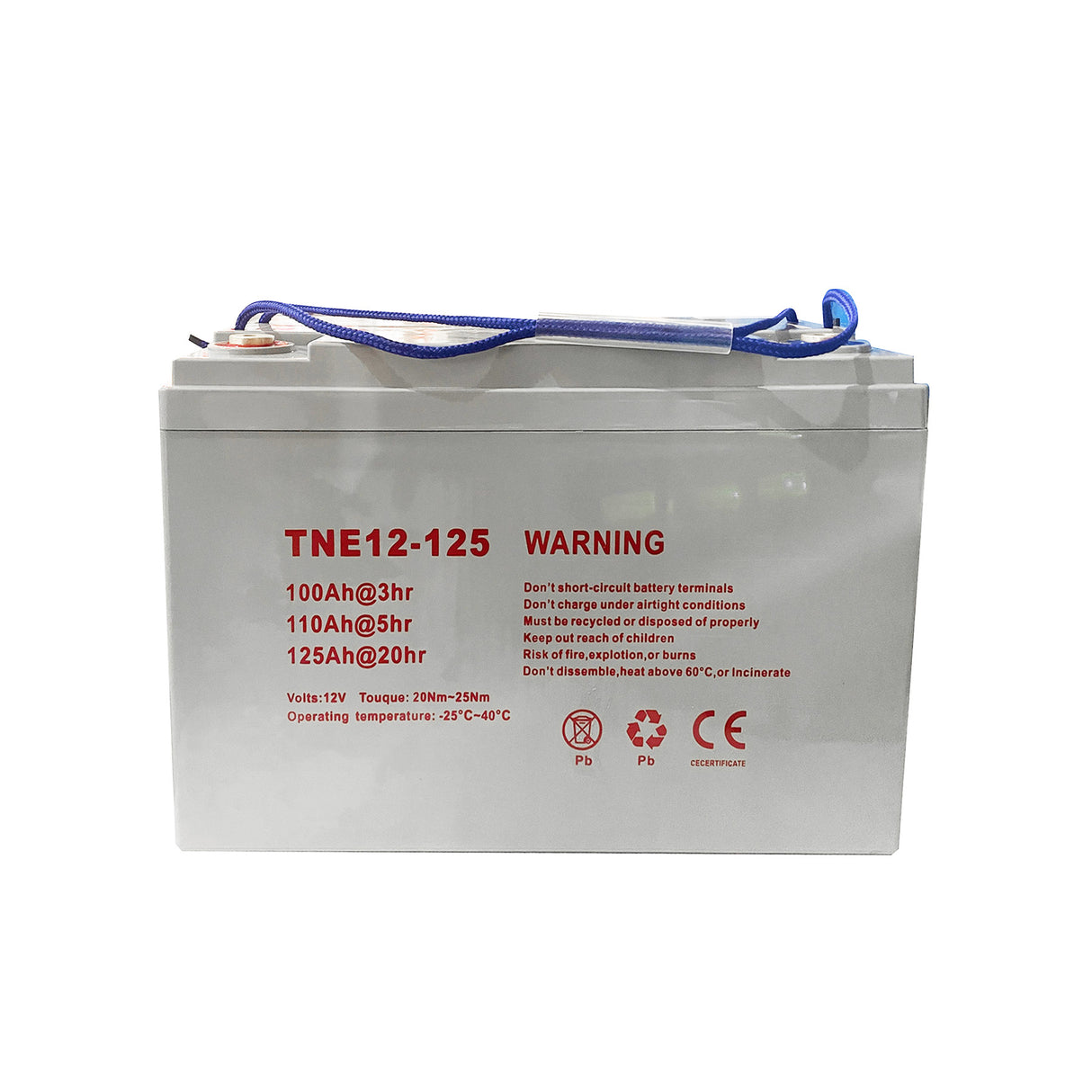 Battery for Fully Powered Stackers 12V125AH