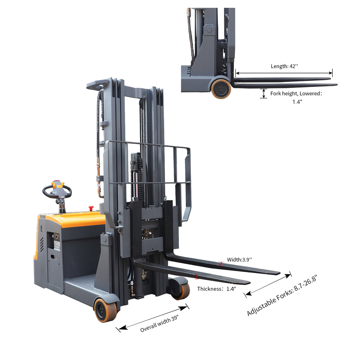 Counterbalanced Electric Stacker A-3032