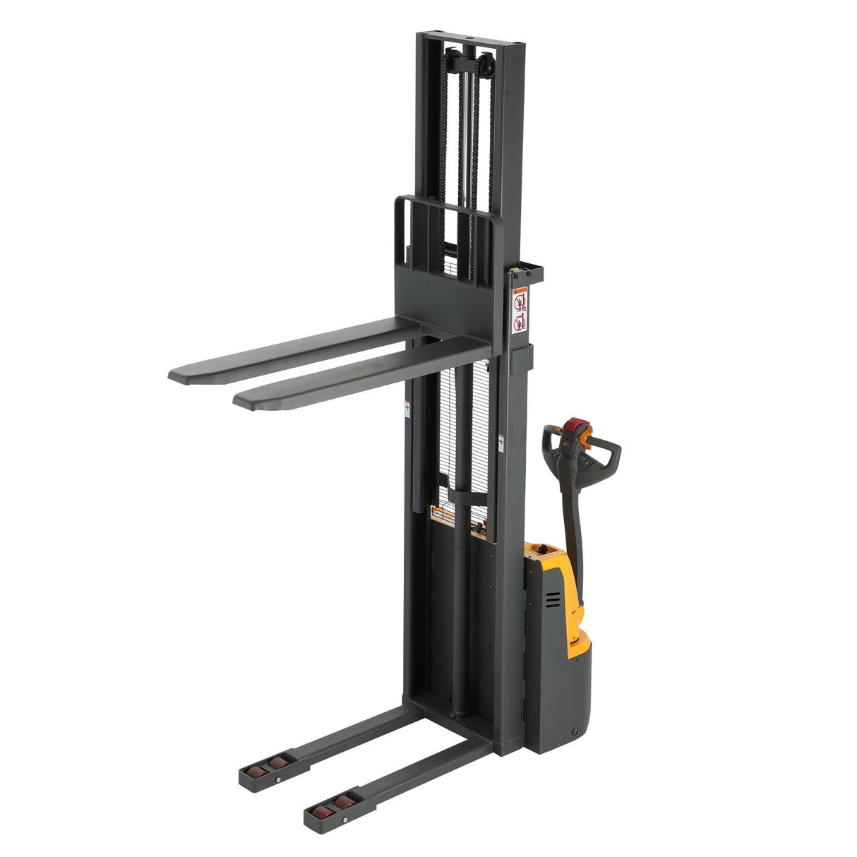 Apollolift Powered Forklift Full Electric Walkie Stacker 2640lbs Cap. Fixed Legs. 98" Lifting - APOLLOLIFT (6814926799016)