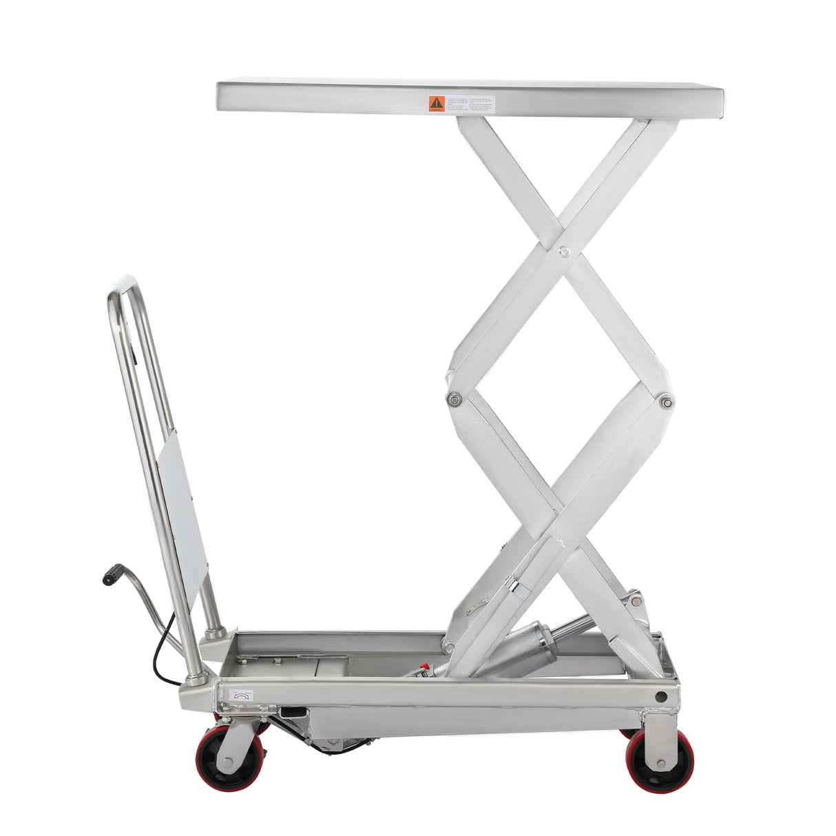 Double Scissors Lift Table 770 lbs. 51.2" lifting height - Stainless (6814958583976)