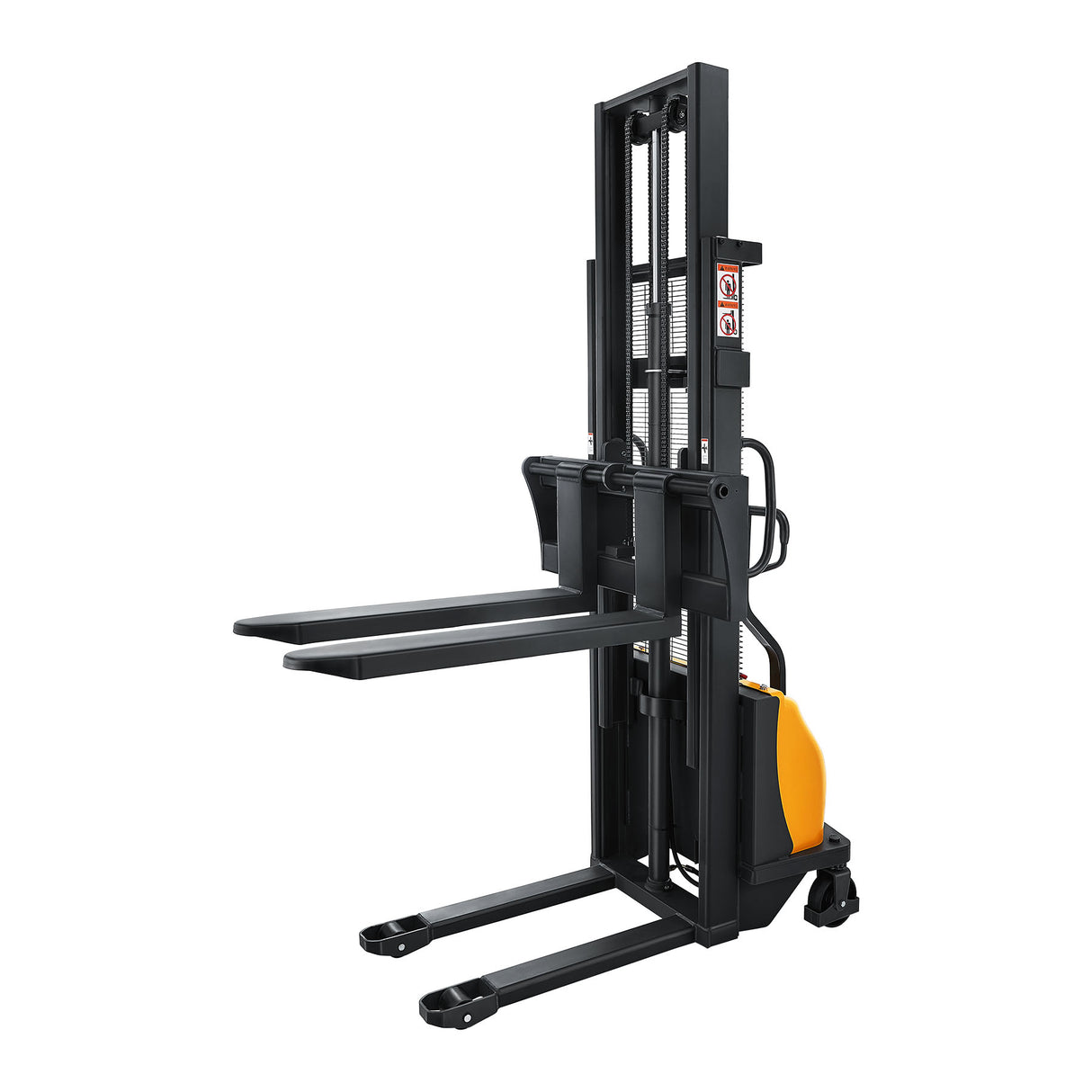 Semi-Electric Stacker| 2200 lbs.| 118" Lifting Height| Fixed-Leg| A-3015