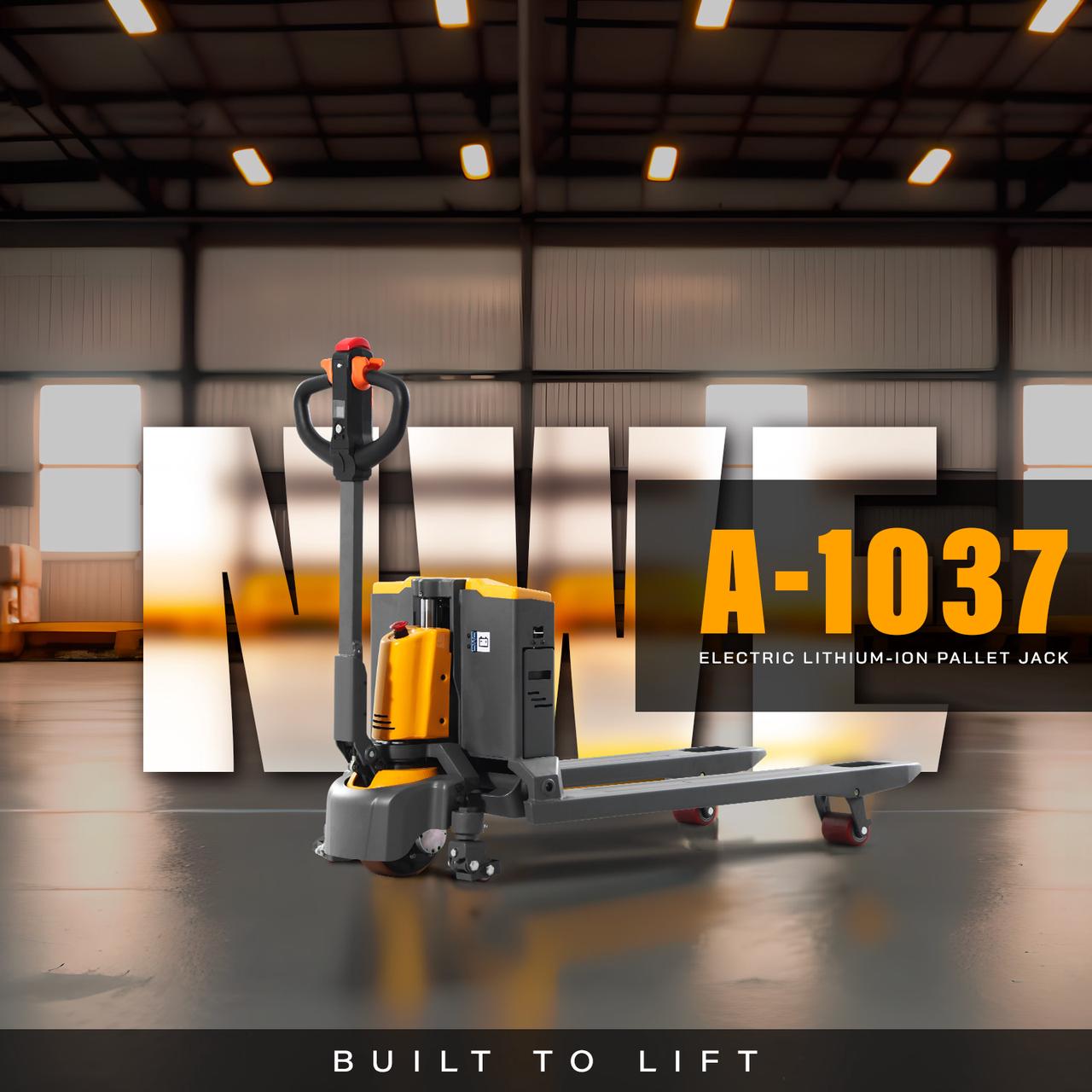 New Electric Lithium-Ion Pallet Jack: The A-1037 – Lightweight, Maneuverable, and Efficient