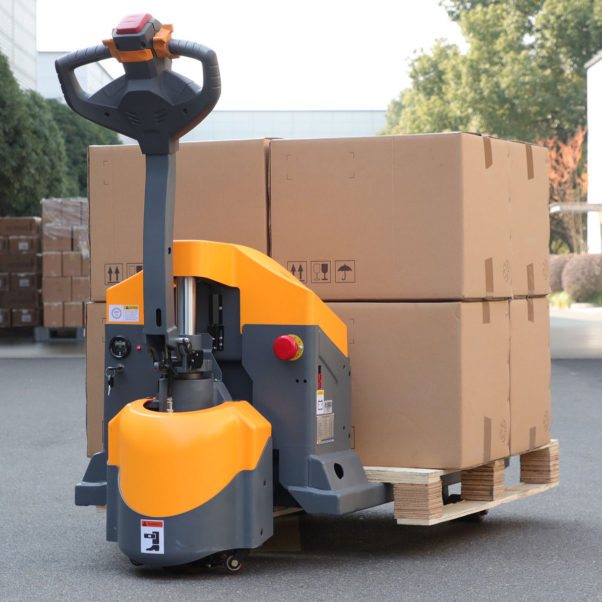 Electric Walkie Pallet Truck| 3300 lb| 48" x 27" Forks | A-1029