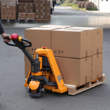 Li-ion Powered Pallet Truck| 3300 lb| Lowered Ht. 3 in| Fork Size 48 x 27