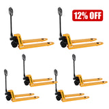 Hydraulic Pallet Jack| 5500 lb| 48"x21" Forks| PU or Nylon Wheels| Bulk Free Delivery