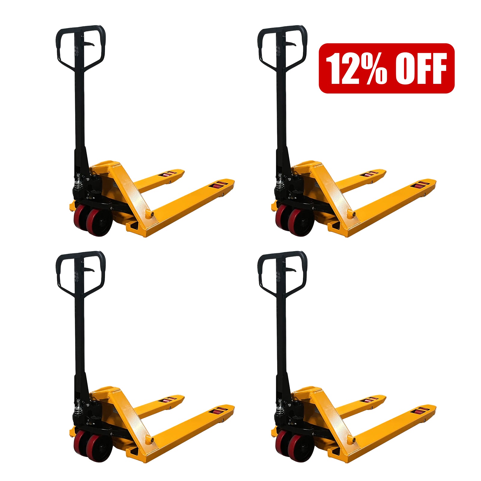 Hydraulic Pallet Jack| 6600 lb or 7700 lb| 48"x27" Forks| Bulk Free Delivery