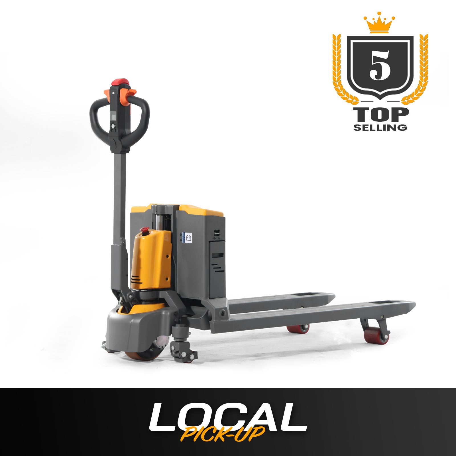 Full Electric Pallet Truck Lithium Power Pallet Jack 3300 lbs Capacity 48" Lx27 W Forks Local Pick-Up A-1037