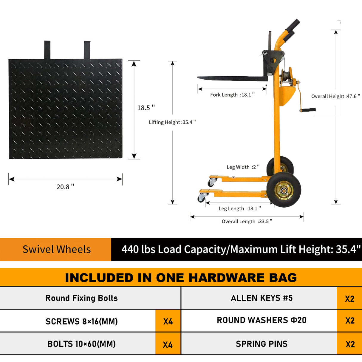 Mini Hydraulic Stacker Truck| A-7004