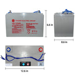 12V/125AH Deep Cycle GEL Battery