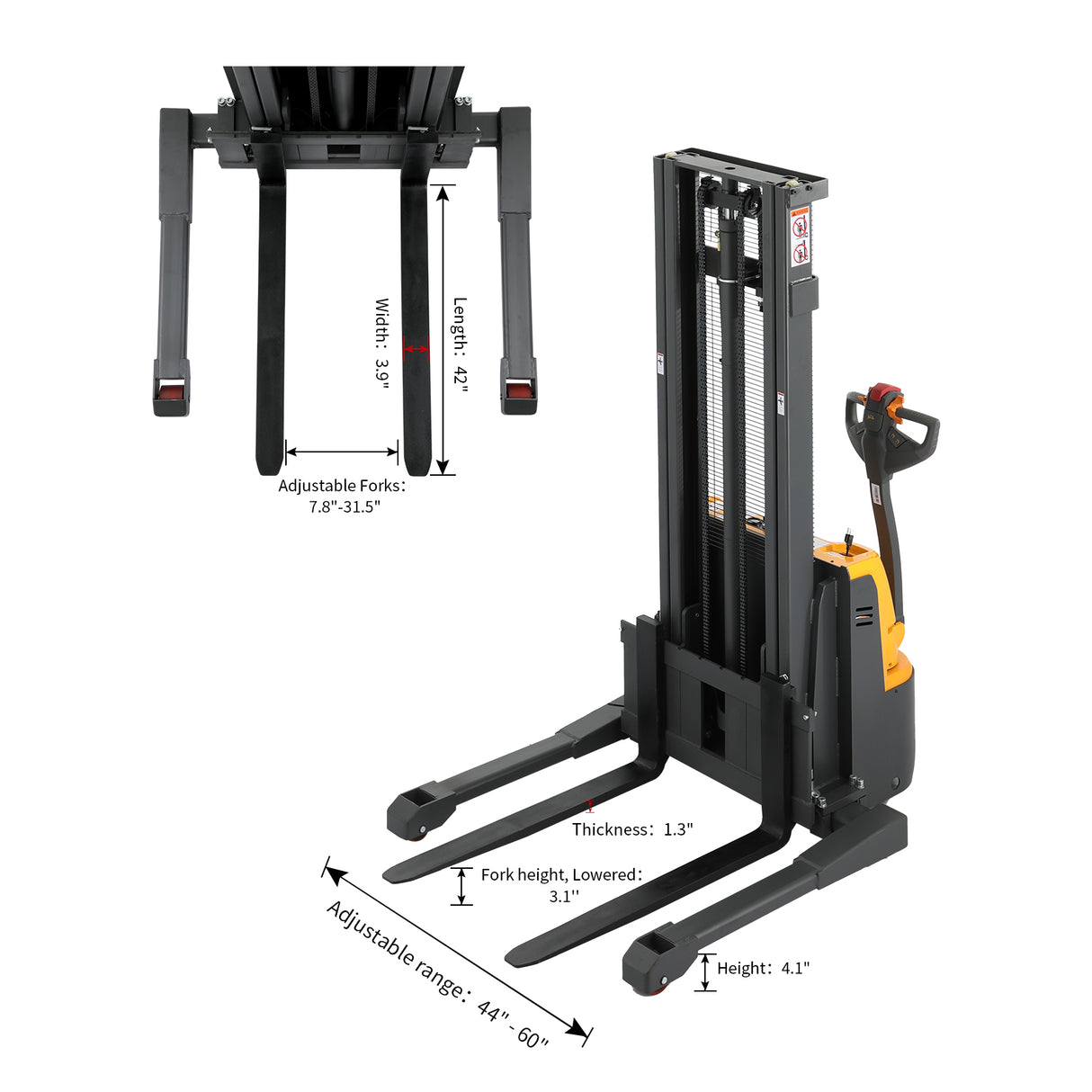 Semi-Electric Stacker A-3017