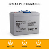 12V/100AH Deep Cycle GEL Rechargeable Battery