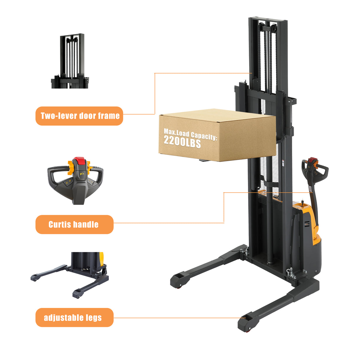 Semi-Electric Stacker A-3017