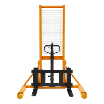 Manual Straddle Stackers| 1100 lb or 2200 lb| 63" Lifting Height| Adjustable Forks