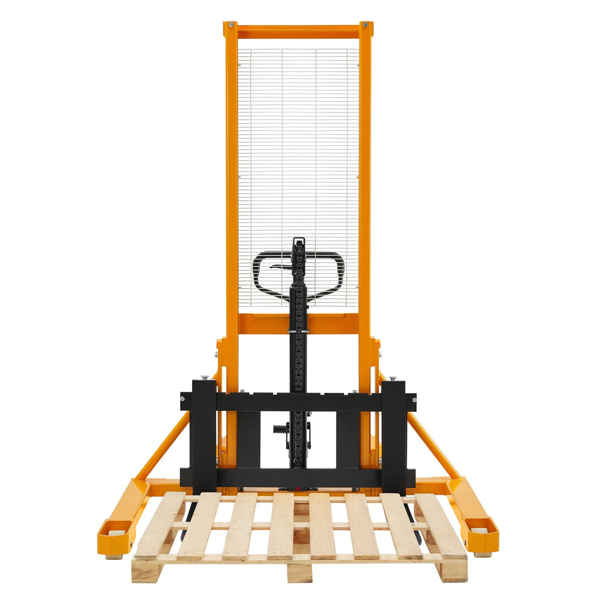 Manual Straddle Stackers| 1100 lb or 2200 lb| 63" Lifting Height| Adjustable Forks