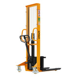 Manual Stacker| 1100 lb or 2200 lb| 63" Lifting Height| Fixed Legs