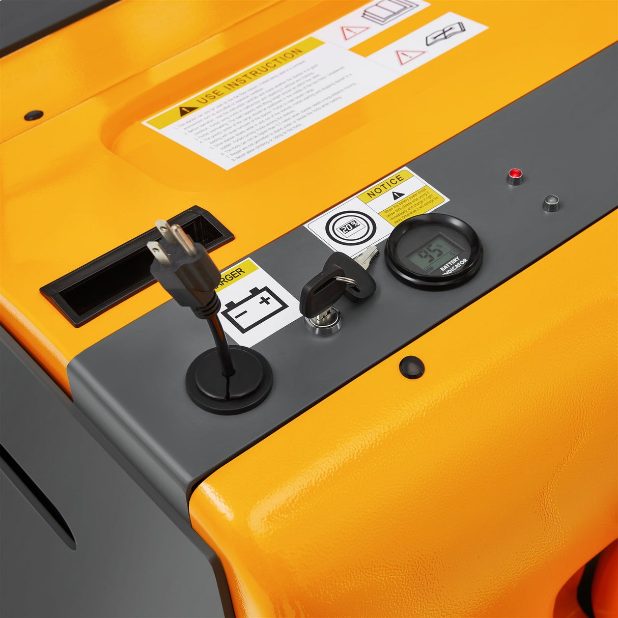 Counterbalanced Electric Stacker| 1200 lb| 118" Lifting Height| Apollolift A-3031