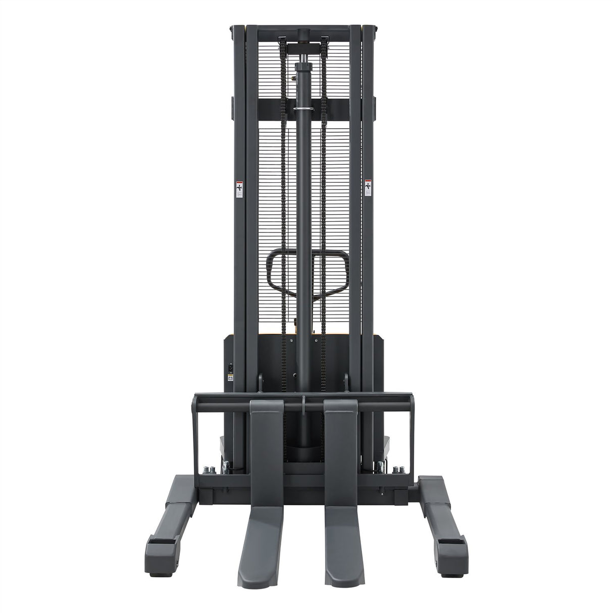Semi-Electric Straddle Stacker| 3300 lbs.| 98" or 118" Lifting Height| Straddle- Leg| 12V/100AH