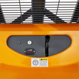 Semi-Electric Straddle Stacker| 3300 lbs.| 98" or 118" Lifting Height| Straddle- Leg| 12V/100AH