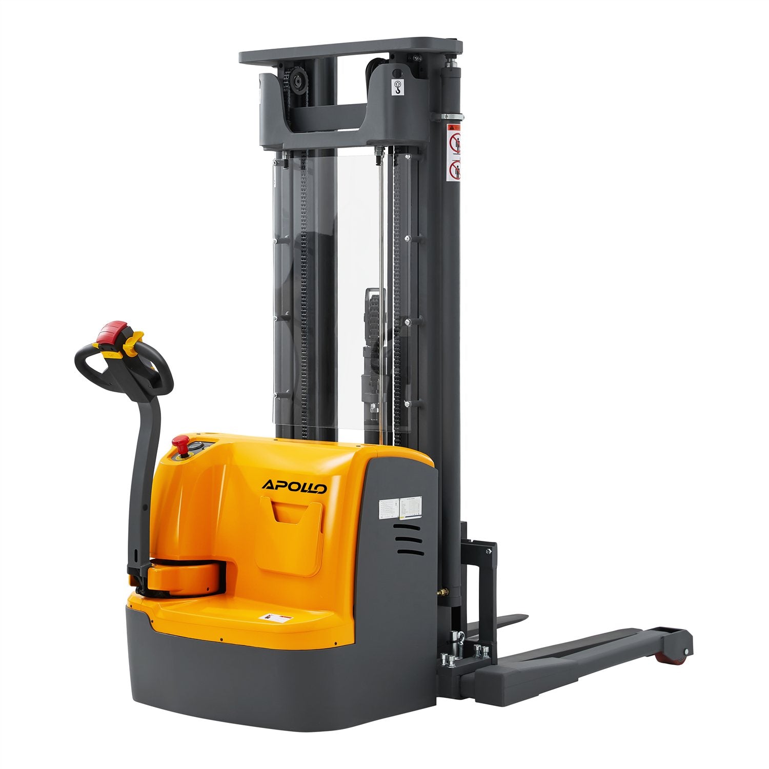 Electric Walkie Straddle Stacker| 3300 lb| 177" or 220" Lifting Height| 24V/200AH
