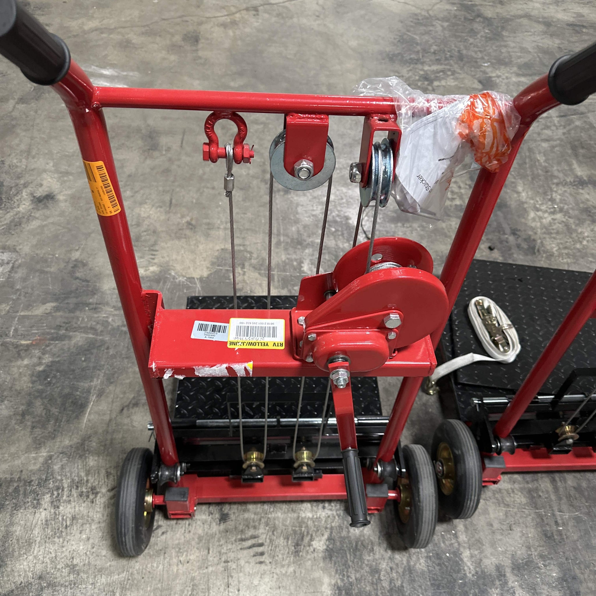 Used Manual Stacker 440 lbs 33.7" Lifting Height (Only Pick-Up)